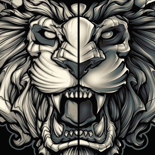 Лев картина