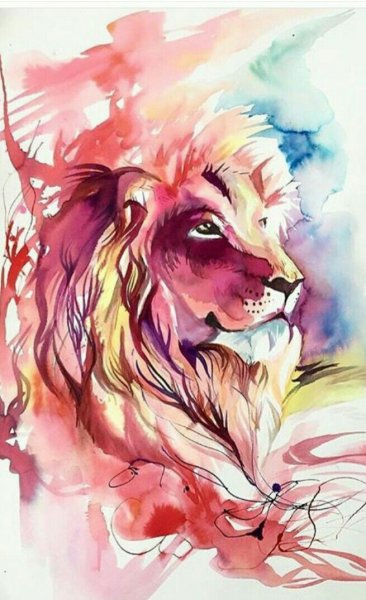 Лев цветной
