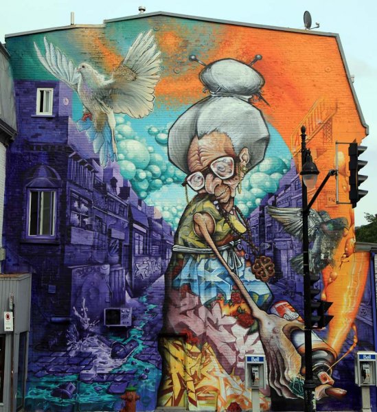 Граффити мурал