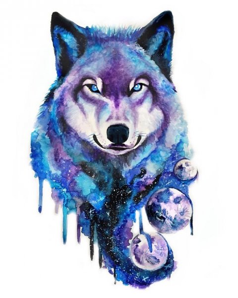 Волк мультяшный