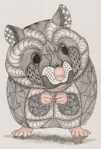 Животные в стиле дудлинга