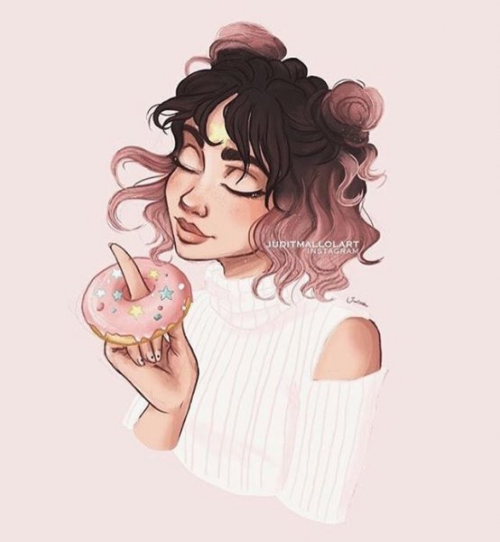 Арты девушек в стиле