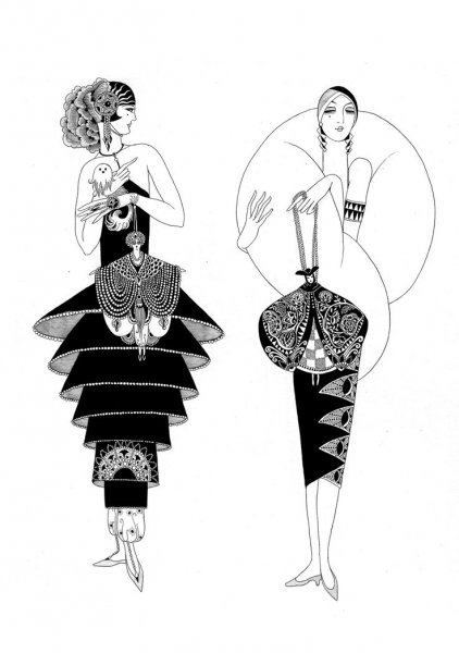 Ар-деко в живописи Жорж Барбье