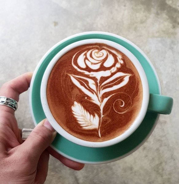 Рисование кофе