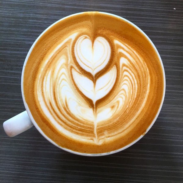 Латте сверху