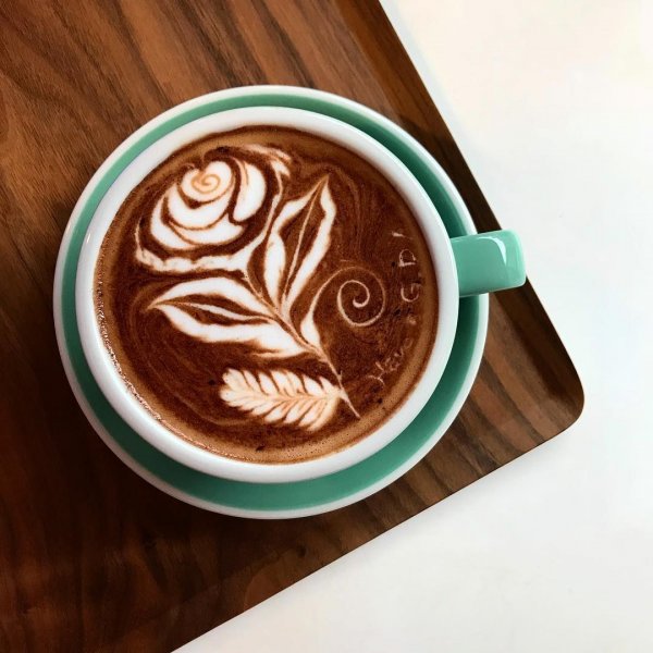 Латте арт на латте