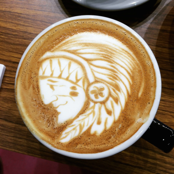 Рисование кофе