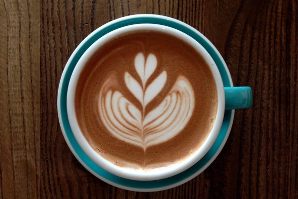 Кофе сверху