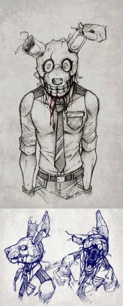 Зарисовки ФНАФ