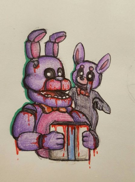 Бонни карандашом