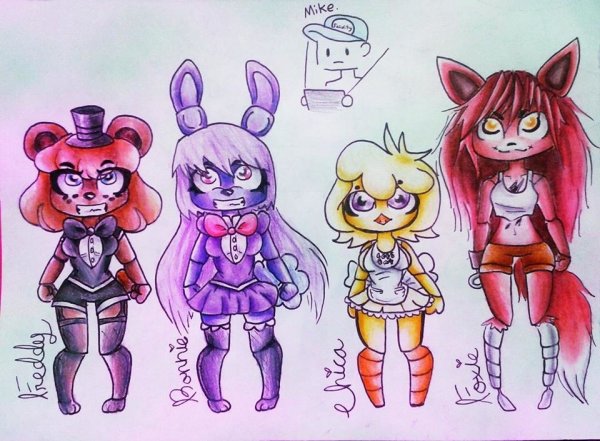 Рисование АНИМАТРОНИКОВ