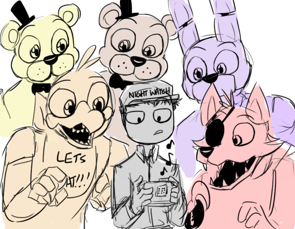 ФНАФ арты для срисовки
