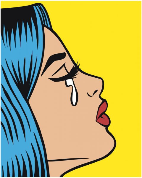 Поп арт девушка