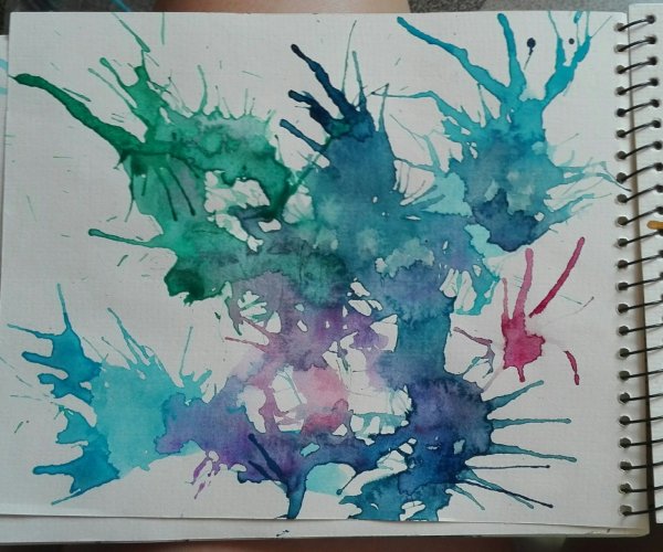 Кляксография Осьминожка