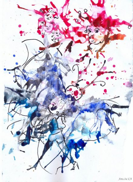 Кляксы живопись