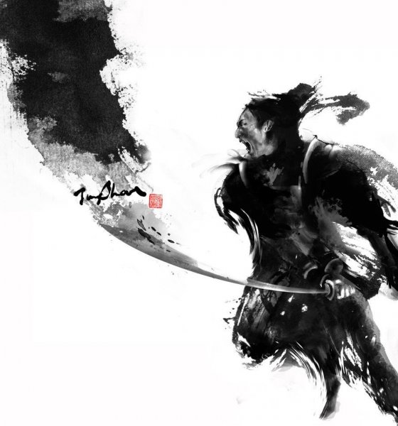 Самурай кимоно сенсей