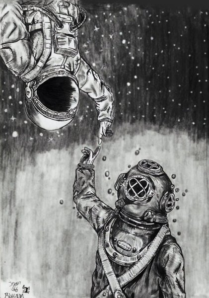 Космонавт арт