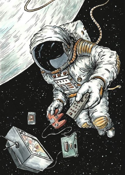 Космонавт арт