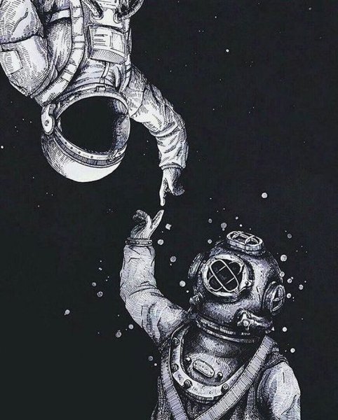 Космонавт арт