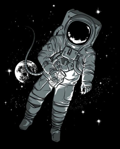 Космонавт арты
