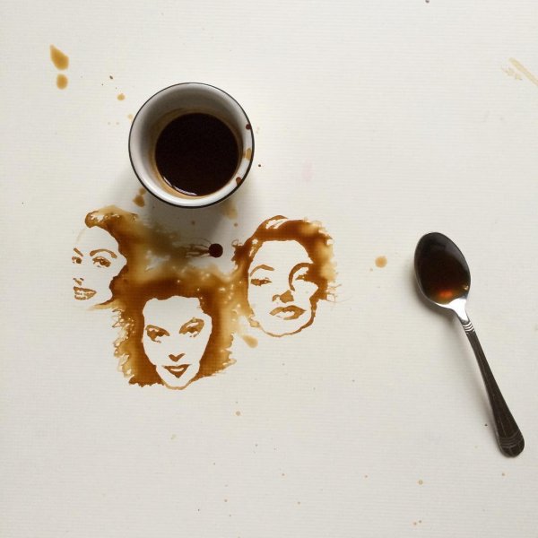 Пролитый кофе искусство