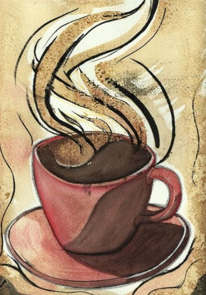 Кофейное рисование