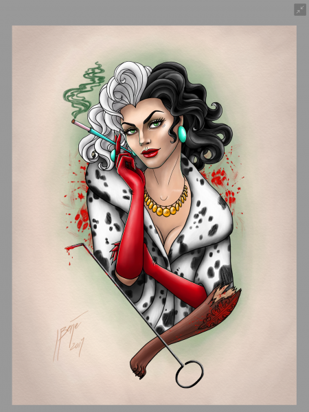 Круэлла Девиль 101 далматинец