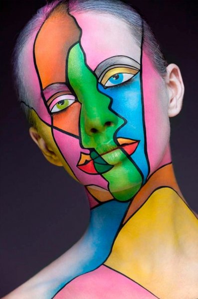 Креативный боди арт