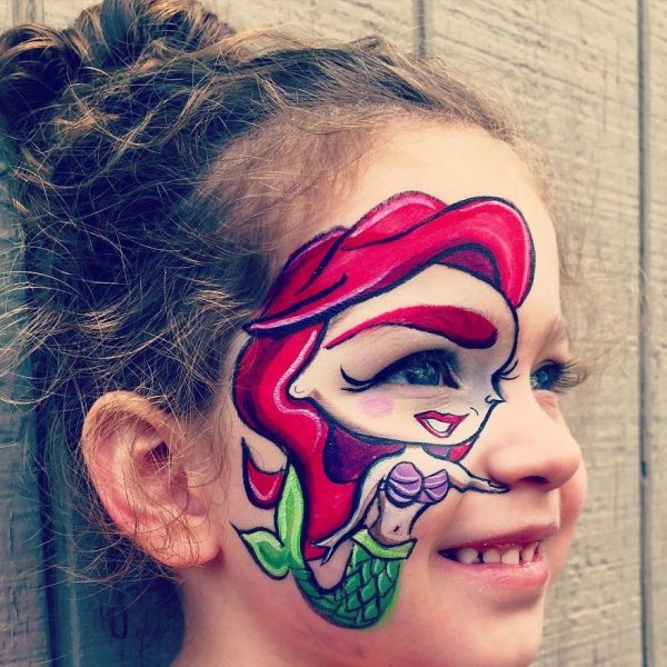 Бодиарт на лице для детей