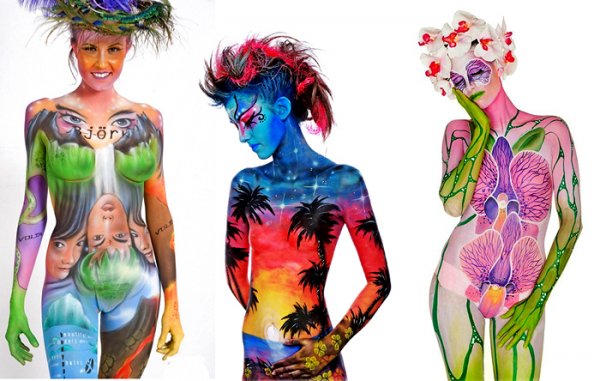 Рисование на теле