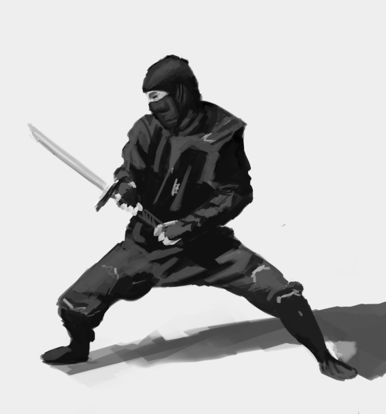 Ниндзя рисунок