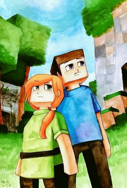 Стив и Алекс арты