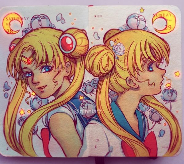 Сейлор Мун современной рисовке