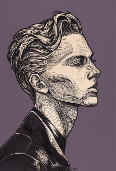 Современные портреты Графика