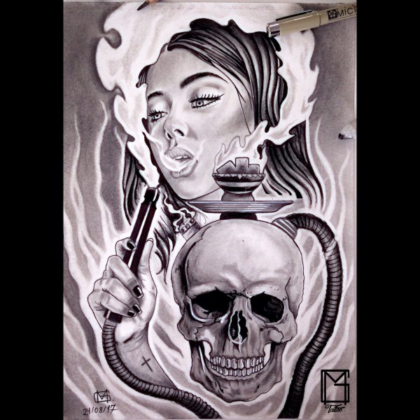 Эскизы для кальянных