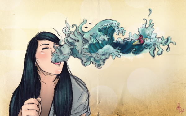 Курение арт