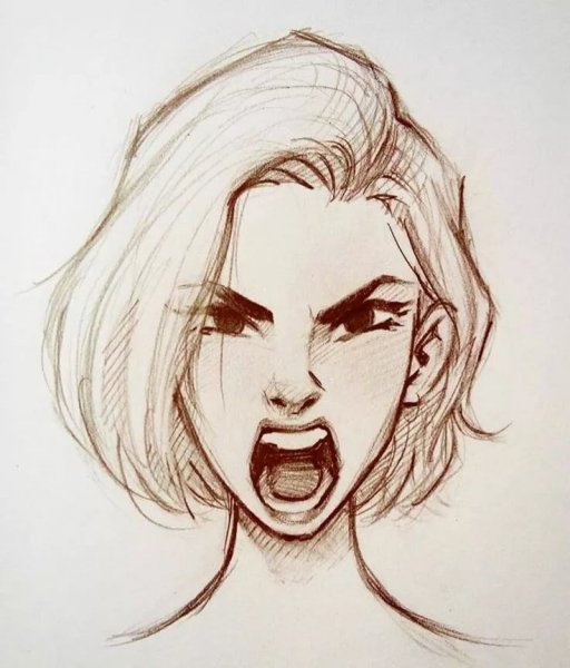 Лицо рисунок