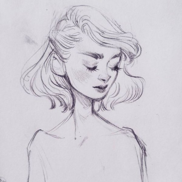Скетчи девушек