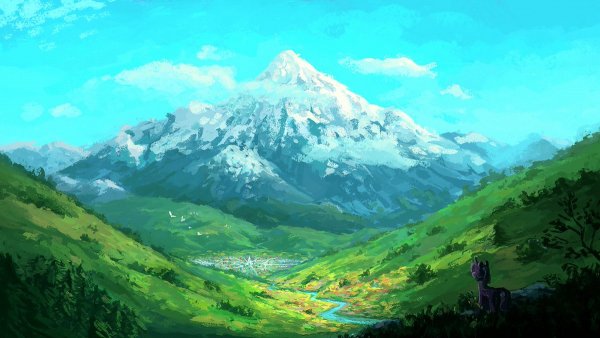 Горы Кавказа арт