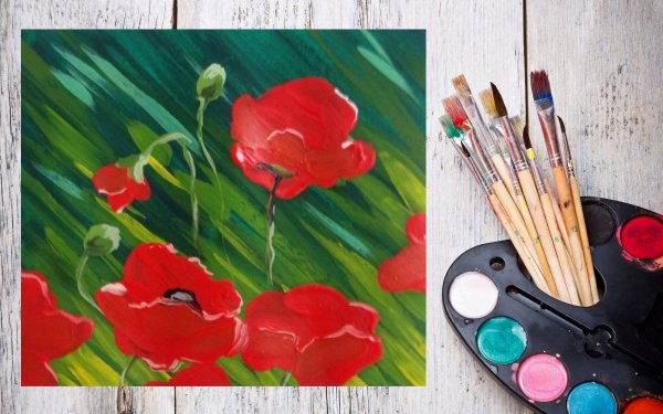 Мастер класс по рисованию гуашью