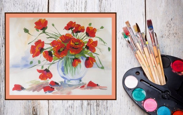 Картины для рисования гуашью