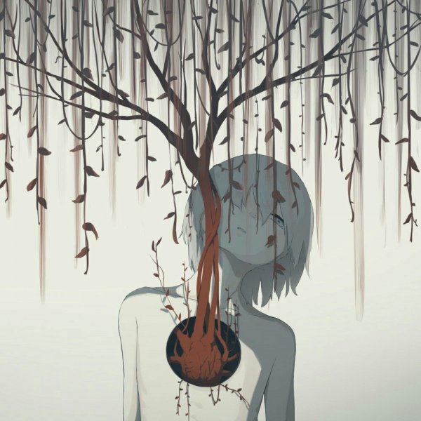 Грустные арты