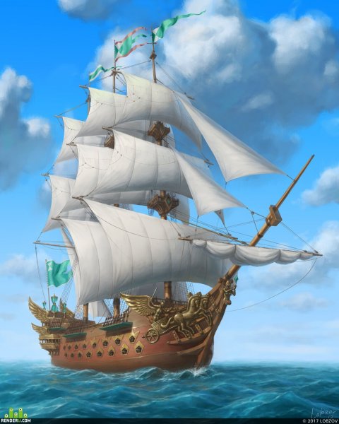 Пиратский корабль