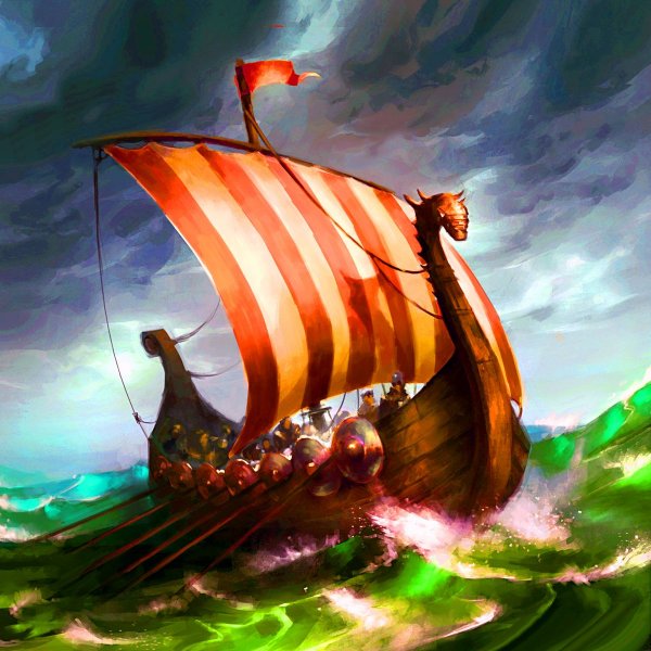 Драккар викингов