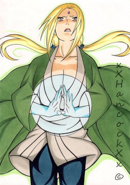 Цунаде Сенджу арт