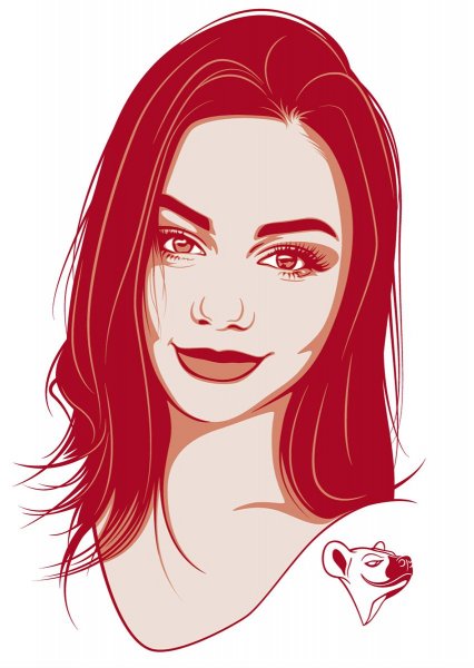 Векторный портрет