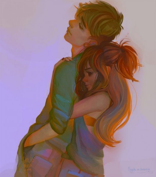 Блондин и рыжая