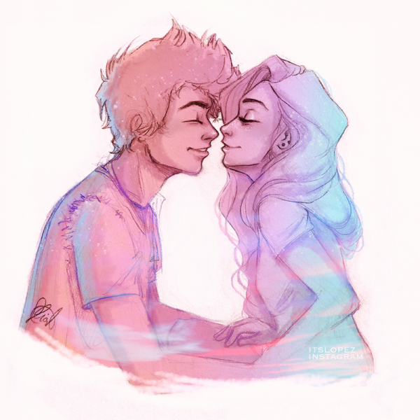 Любовная пара рисунок