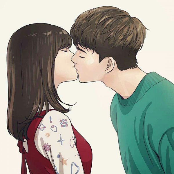 Милые мультяшные пары