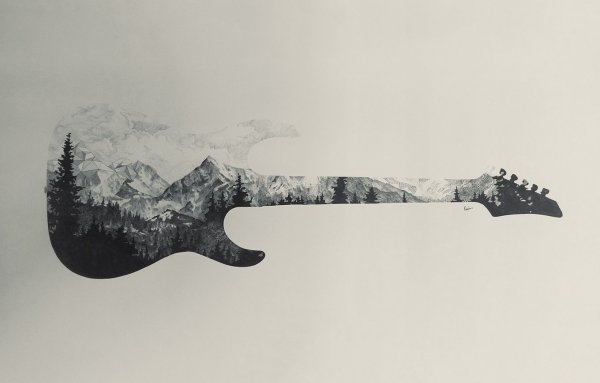 Минималистичная электрогитара